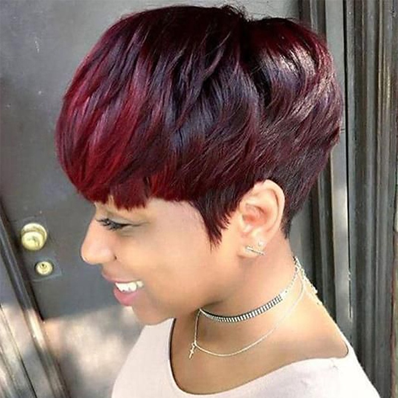 Beisd Short Hairstyles with Bangs Synthetic Wigs for Black Women Short Wigs for White Women 8 Styles Available (Beisdwig-W016)