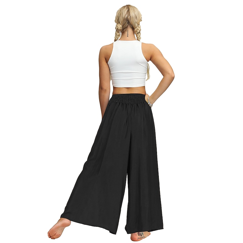 Women's Harem Pants Yoga Style for Gym Workout Pants Bottoms Bohemian Apricot Black Light Green Sports Activewear / Casual / Athleisure3