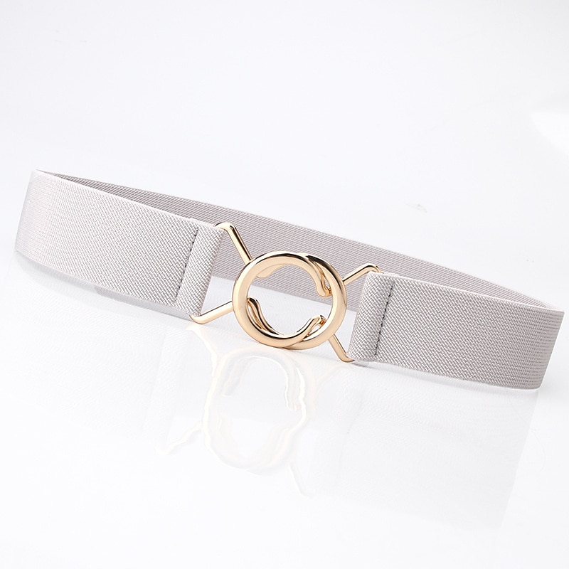 Women's Belt Alloy White Black Gray Pink Camel Wide Belt Outdoor Dailywear Daily Holiday Pure Color / Spring / Summer / Fall / Winter / Coffee4