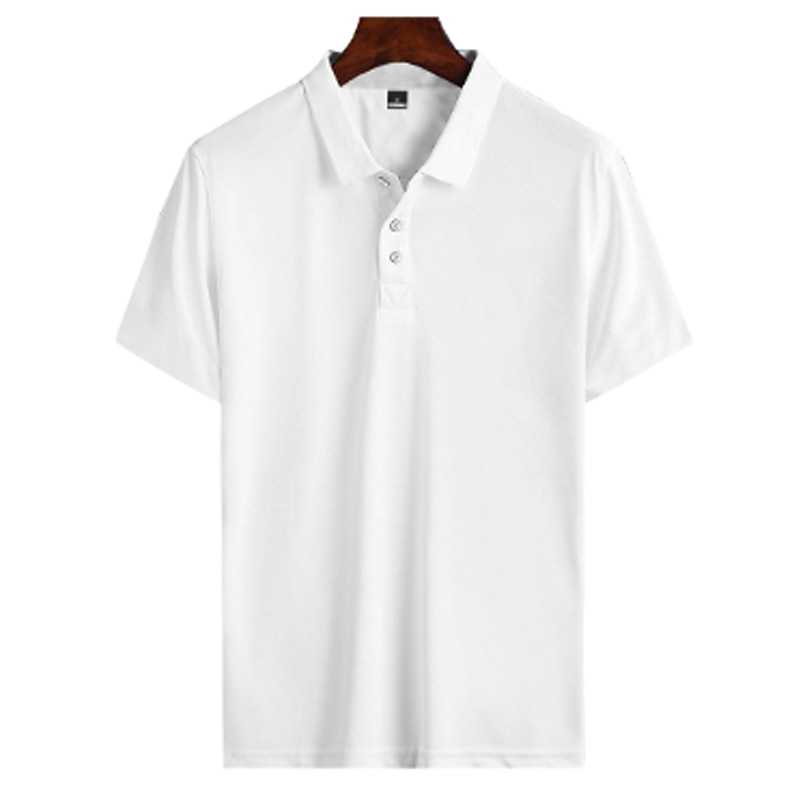 Men's Graphic Neon Polo Shirts Golf Shirt Short Sleeve Polo Shirts Collared Shirts Casual Vacation Wear Rave Wear Party Outfits Buttons 3D Print White Pink Green4