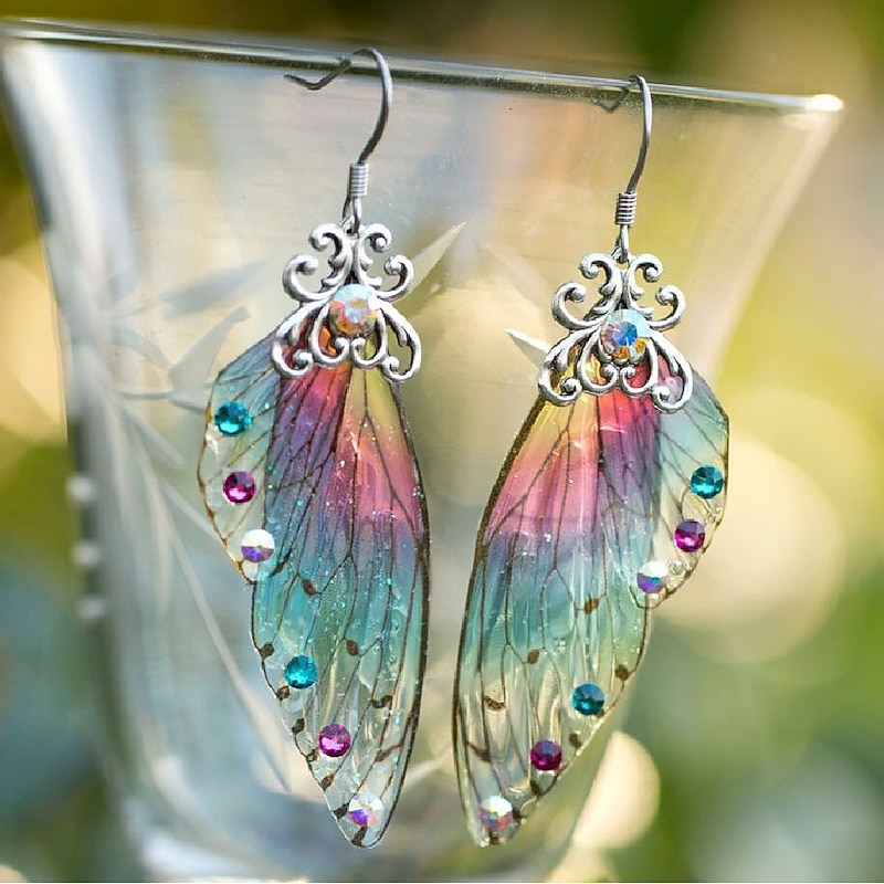 Women's Earrings Chic & Modern Street Fashion Charm Transparent Insect Wings Drop Earrings / Spring / Summer / Fall / Winter2