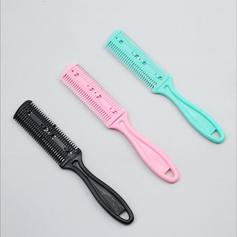 Dog Cat Cleaning Plastic Comb Durable Pet Grooming Supplies Random Color 1 Piece2