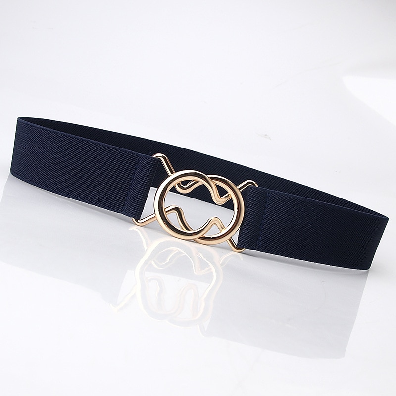 Women's Belt Alloy White Black Gray Pink Camel Wide Belt Outdoor Dailywear Daily Holiday Pure Color / Spring / Summer / Fall / Winter / Coffee3