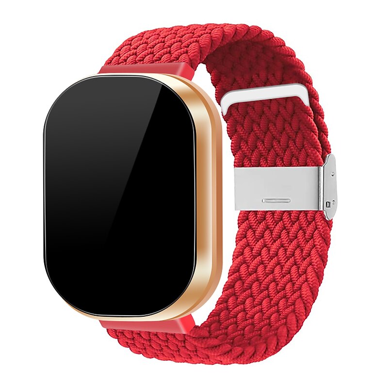 Watch Band for Fitbit Versa 3 Sense Nylon Replacement  Strap Braided Adjustable Breathable Solo Loop Wristband4