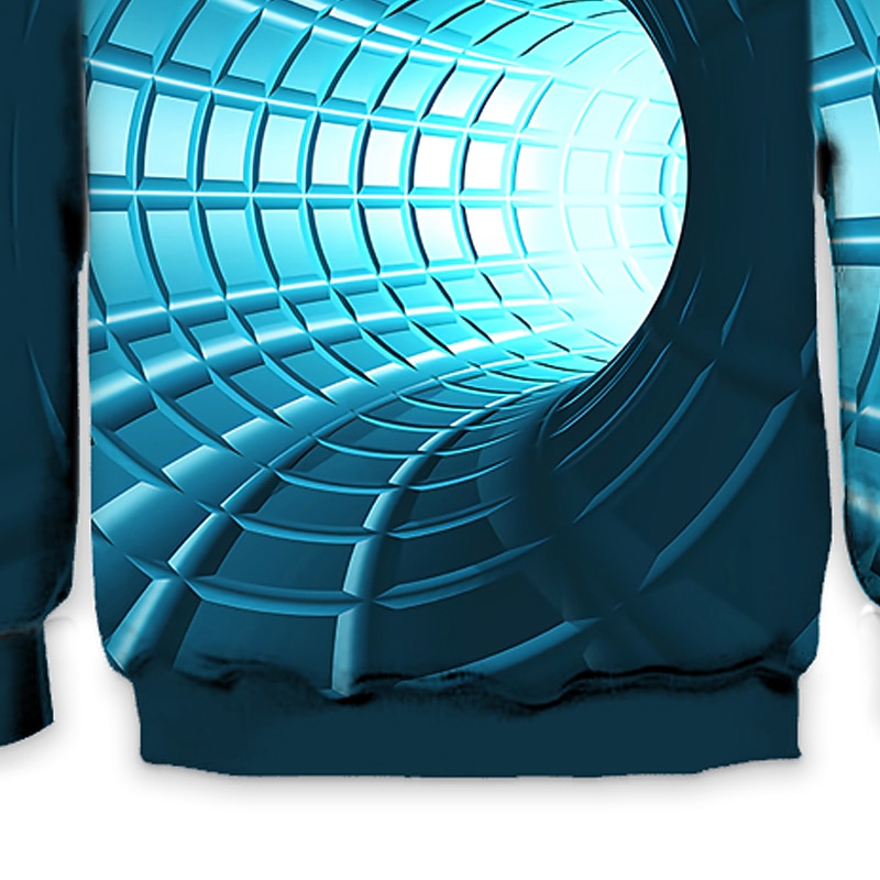 Boys 3D Animal Cat Optical Illusion Hoodie Long Sleeve 3D Print Spring Fall Winter Active Sports Fashion Kids 3-12 Years Outdoor Daily Indoor Regular Fit3