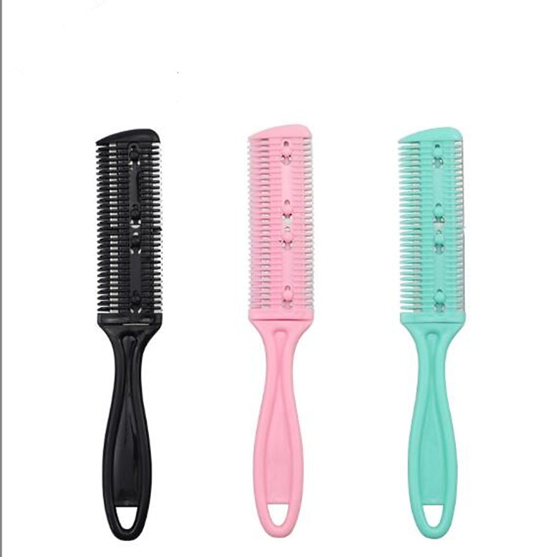 Dog Cat Cleaning Plastic Comb Durable Pet Grooming Supplies Random Color 1 Piece