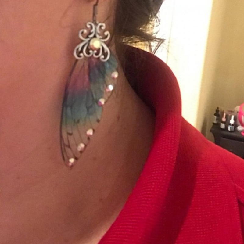 Women's Earrings Chic & Modern Street Fashion Charm Transparent Insect Wings Drop Earrings / Spring / Summer / Fall / Winter4