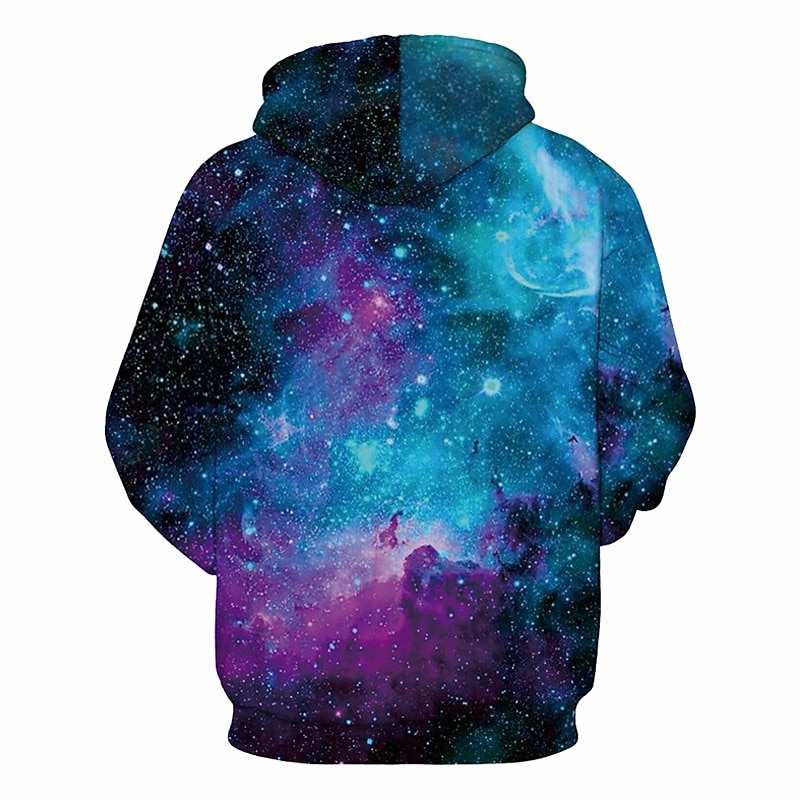 Men's Galaxy Star Print Hoodie Hoodies Sweatshirt Designer Casual Long Sleeve Hooded Daily White Pink Designer2