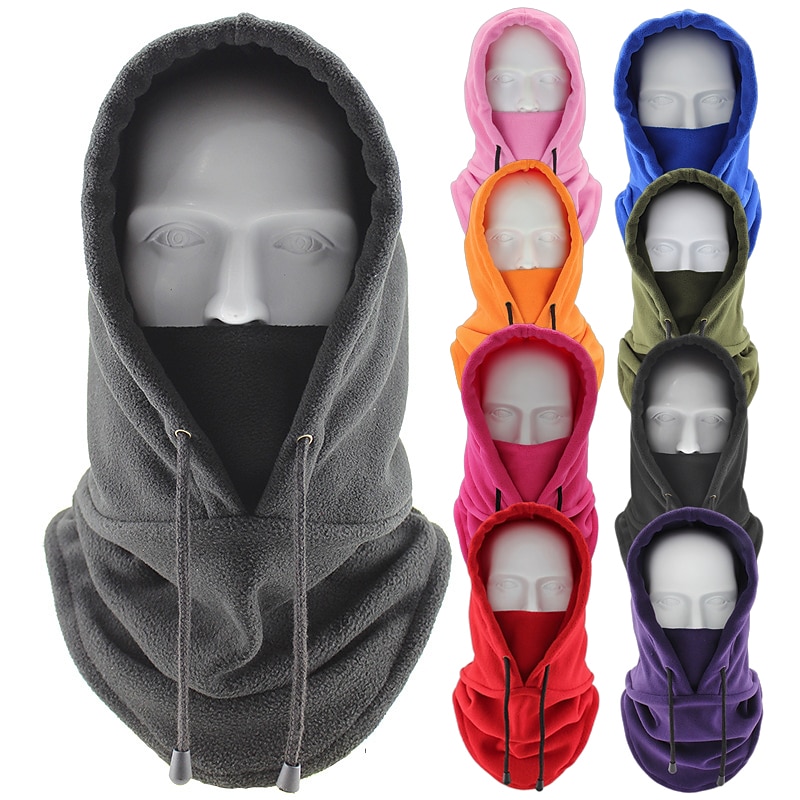 Hiking Cap Ski Hat Hooded Neck Warmer Neck Gaiter Neck Tube Skull Cap Beanie Hat Thermal Warm Fleece Lining Waterproof Spring Winter Autumn / Fall Men's Women's Hunting Activity