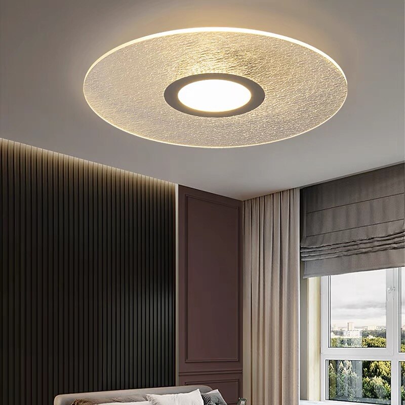 45 cm LED Ceiling Lights Ice Crack Design Metal Painted Finishes Modern 220-240V4