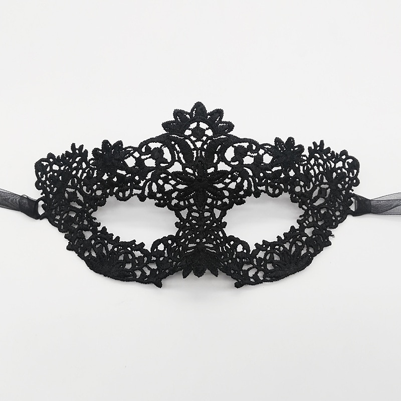 2 pcs Carnival Ball Mask Double Gauze Lace Mask Masquerade Party Ball Half Face Lace Mask Accessories2