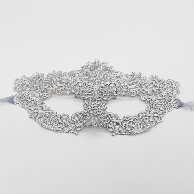 2 pcs Carnival Ball Mask Double Gauze Lace Mask Masquerade Party Ball Half Face Lace Mask Accessories4