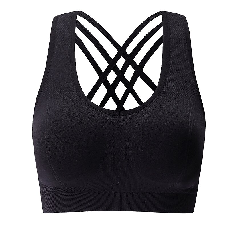 Women's Sports Bras High Impact Seamless Longline Sports Bra for Women Pack with Removable Pad Home Outfits2