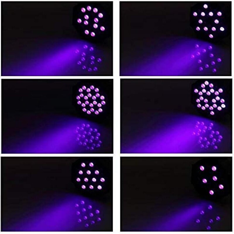 UV Blacklight LED Strobe Stage Par Light Party Lights Indoor 36W 36 LEDs with Remote Controller for Disco Party Club KTV Wedding3