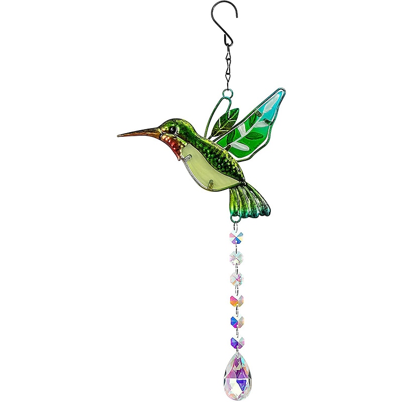 Suncatcher Bird Crystal Ball Prism Window Visor Rainbow Maker Pendant Sun Catcher 2025 - $5.99