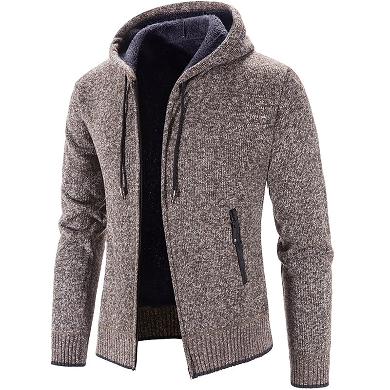 Men's Hoodie 8839 light gray 8839 brown 8839 blue gray 8839 dark gray Cool Winter Clothing Apparel Hoodies Sweatshirts3