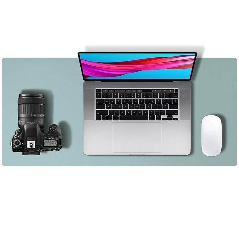 Basic Mouse Pad 35.4*17.7*0.08 inch Non-Slip Waterproof Leather Mousepad for Computers Laptop PC Office Home Gaming2