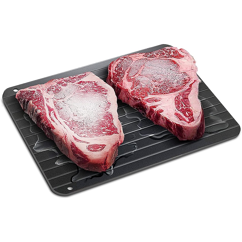 Fast Defrosting Tray for Natural Thawing Frozen Meat Rapid Thawing Plate & Board for Frozen Meat & Food Defrosting Mat Thaw Meat Quickly 2025 - $21.99