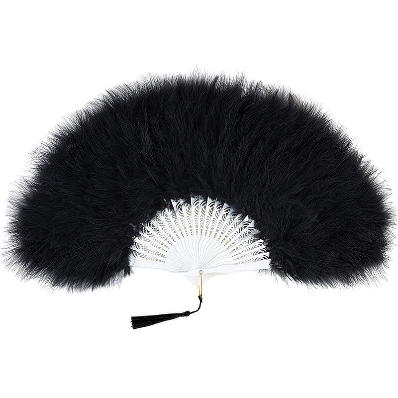 Vintage Movie / TV Theme Costumes Retro Vintage Folding Fan Normal The Great Gatsby Charleston Wedding Guest Feather Fancy Dress Women's Christmas Halloween Carnival Party Prom Wedding Party Adults'3