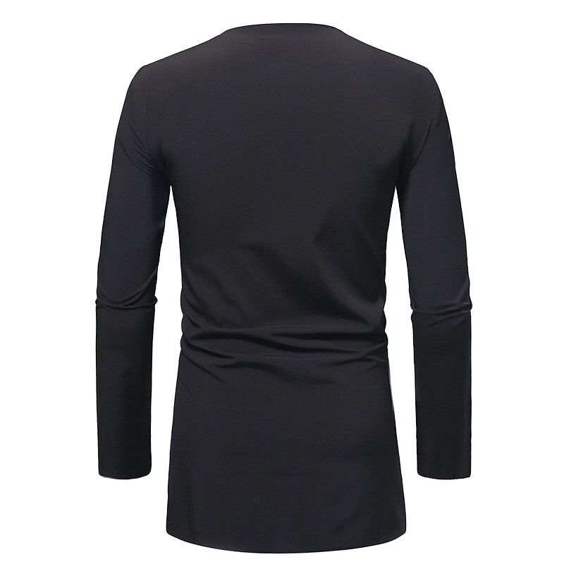 Men's Shirt Modern African Outfits Boho African Print Masquerade Adults Shirt Party3