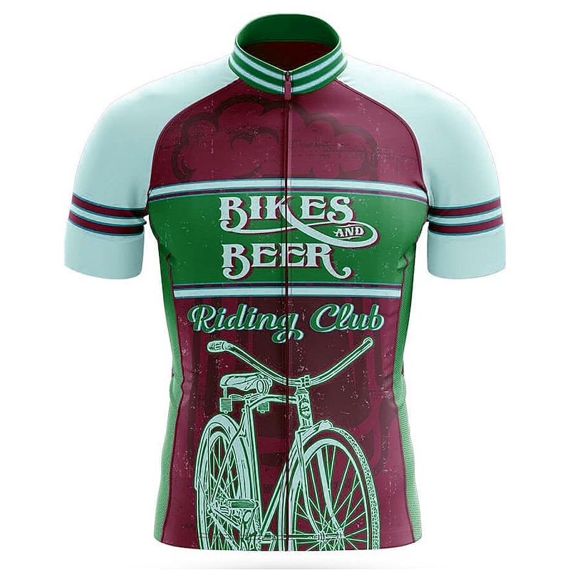 Men's Cycling Jersey Graphic Funny Short Sleeve Bike Jersey Top with 3 Rear Pockets Mountain Bike MTB Road Bike Cycling Quick Dry Reflective Strips Back Pocket Moisture Wicking Sports Yellow Royal4