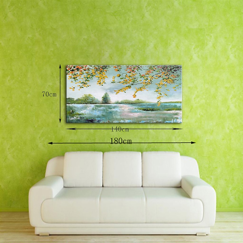 Mintura Handmade Oil Painting On Canvas Wall Art Decoration Modern Abstract Landscape Picture For Home Decor Rolled Frameless Unstretched Painting4