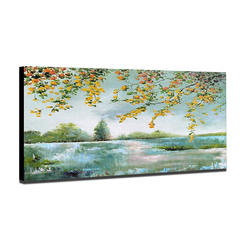Mintura Handmade Oil Painting On Canvas Wall Art Decoration Modern Abstract Landscape Picture For Home Decor Rolled Frameless Unstretched Painting3