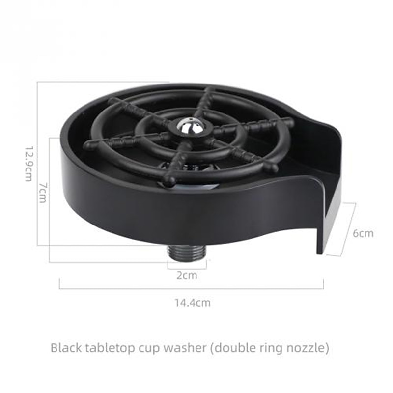 Automatic Cup Washer Faucet Glass Rinser Kitchen Sink Bar Glass Rinser Coffee Pitcher Wash Cup For Kitchen Bar Accessories4