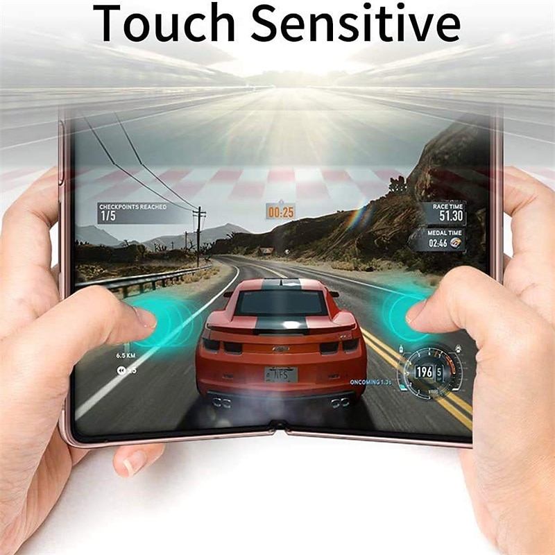 1 Set Screen Protector + Camera Lens Protector For Samsung Galaxy S25 Ultra Plus S24 Ultra Plus Z Fold 7 Z Fold 4 Z Fold 3 Tempered Glass 9H Hardness Self-healing Anti Bubbles Anti-Fingerprint High4