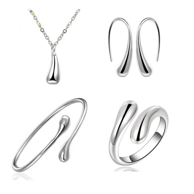 Women's necklace Chic & Modern Street Geometry Jewelry Sets / Silver / Fall / Winter / Spring / Summer3