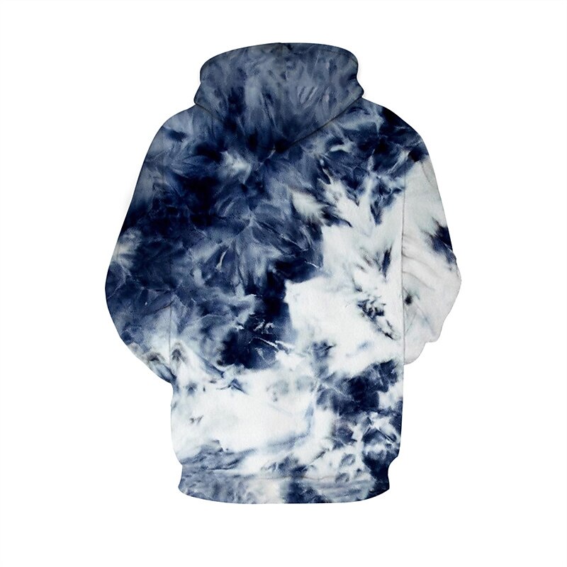 Men's Graphic Tie Dye Hoodie Hoodies Sweatshirt Streetwear Designer Long Sleeve Hooded Daily Weekend Streetwear Yellow Pink Print Front Pocket Spring &  Fall Designer2