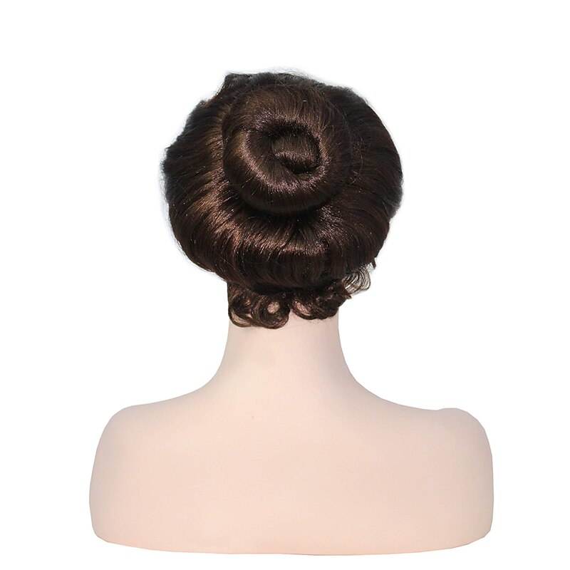 Cosplay  Wig Wavy Middle Part Wig Brown Synthetic Hair Women's Black Halloween Wigs4