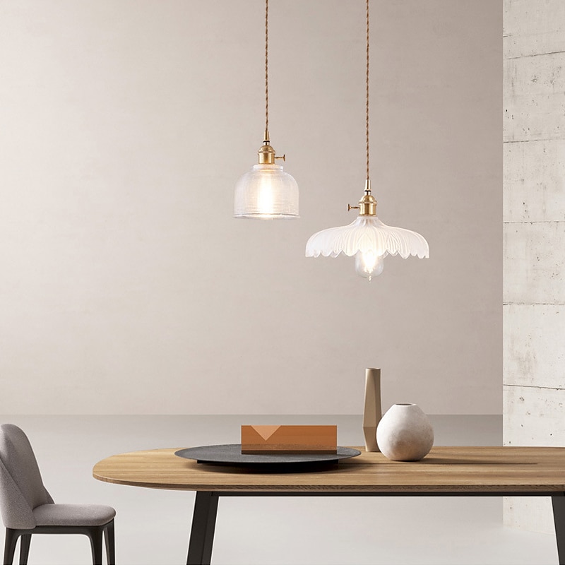 13 cm Single Design Pendant Light LED Glass Antique Brass Modern Nordic Style 85-265V2