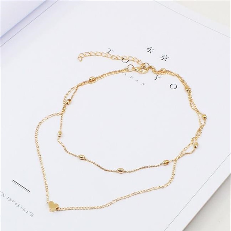 Women's necklace Chic & Modern Fashion Street / Multilayer Layered Heart Choker Necklaces/ Dailywear / Spring / Summer / Fall / Winter4
