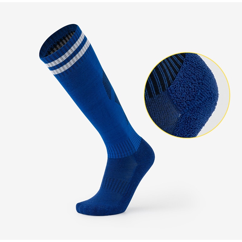 Men's 3 Pairs Socks Stockings Sport Socks / Athletic Socks Casual Socks Black Yellow Color Cotton Striped Casual Daily Sports Medium Spring, Fall, Winter, Summer Fashion Comfort