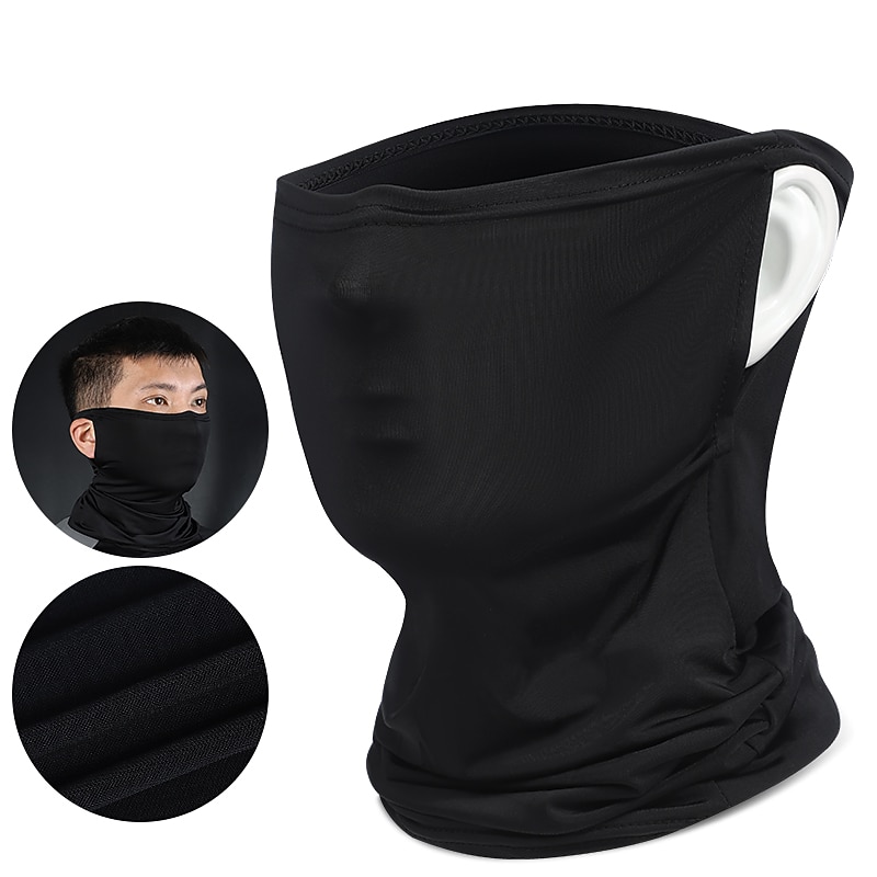 Sports Mask Bandana with Ear Loops Headwear Neck Gaiter Balaclava  Neck Tube Face Mask Solid Color Quick Dry Dust UV Sun Protection Sweat wicking Bike / Cycling  Outdoors  for Women Men Summer4