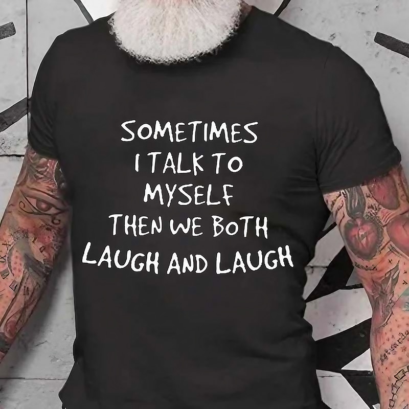 Men's Graphic Letter T Shirt Casual Style 100% Cotton Short Sleeve Graphic Shirt Black White Red Comfortable Tee Vacation Casual Fashion Designer Clothing