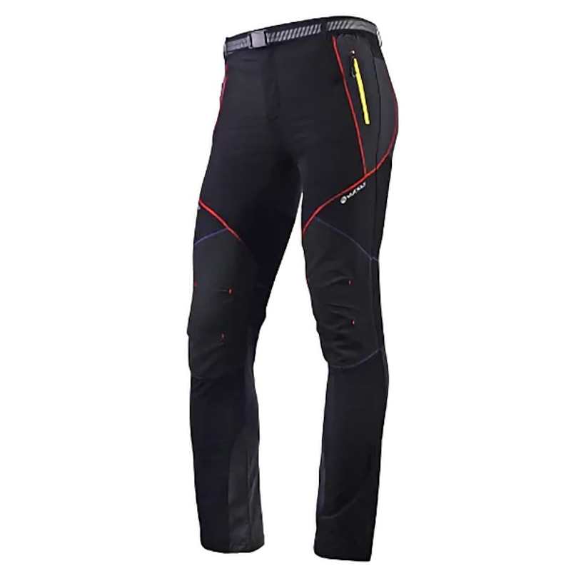 Men's Waterproof Hiking Pants Patchwork Outdoor Thermal Warm Waterproof Windproof Quick Dry Pants / Trousers Bottoms Black Grey Elastane Fishing Climbing Beach S M L XL XXL2