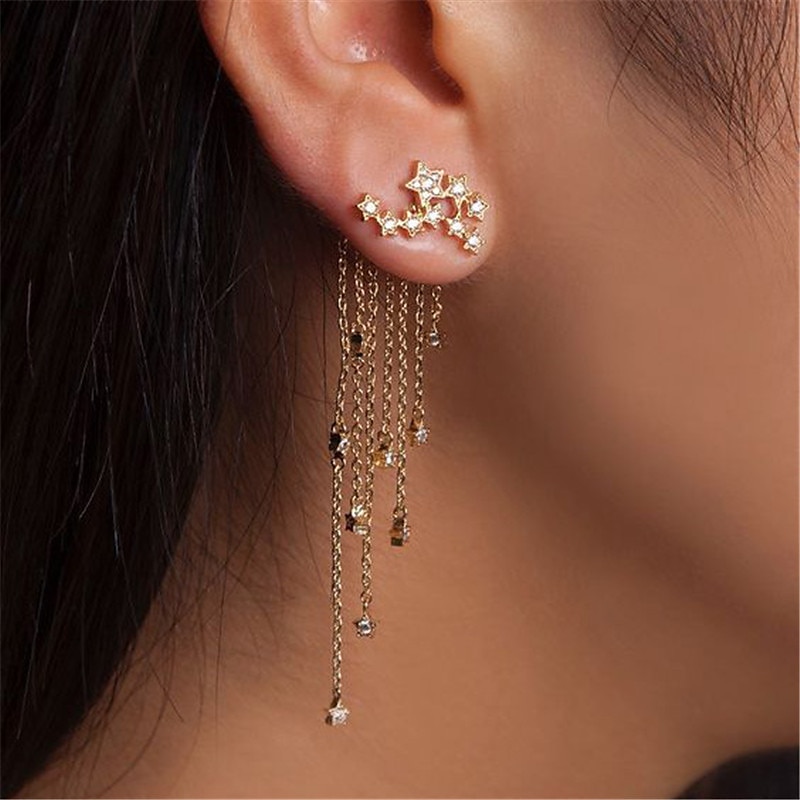Women's Earrings Chic & Modern Street Star Earring / Gold / Silver / Fall / Winter / Spring 2025 - $9.49