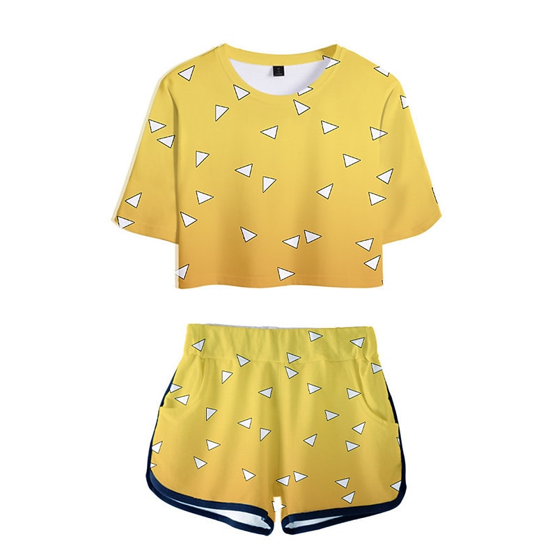 Kamado Nezuko Tomioka Giyuu Kamado Tanjirou Outfits Anime Cartoon Anime Harajuku Graphic Kawaii For Women's Adults' Back To School 3D Print2