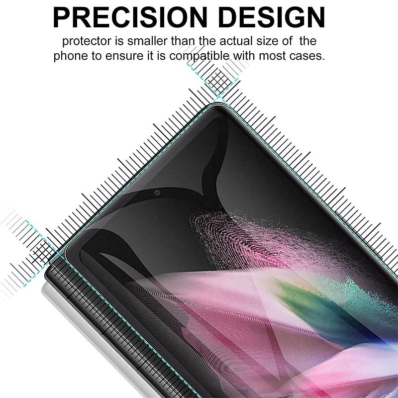 2 Sets Screen Protector For Samsung Galaxy Z Fold 7 Z Fold 6 Z Fold 5 Z Fold 4 Z Fold 2 TPU Hydrogel 9H Hardness Self-healing Anti-Fingerprint High Definition Ultra Thin3