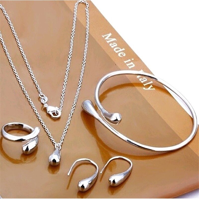 Women's necklace Chic & Modern Street Geometry Jewelry Sets / Silver / Fall / Winter / Spring / Summer2