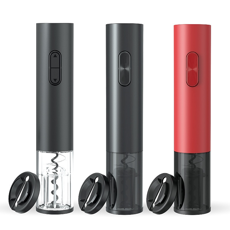 Electric Red Wine Corkscrew Automatic Grape Wine Bottle Opener Illuminated Foil Cutter Take Out Cork Kitchen Gadgets2