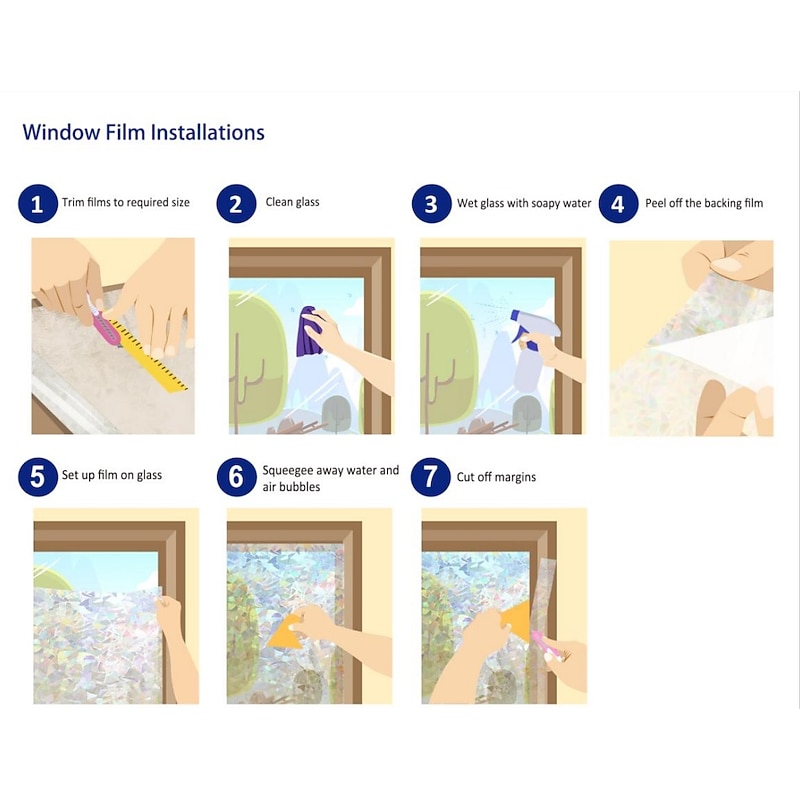 Stained Glass Window Film residue Window Paper Bathroom Living Room Window Shading Film Removable DIY Home Decoration Wall Decal Wall Decoration4