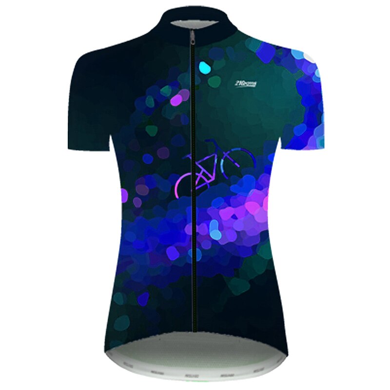 Women's Cycling Jersey Polka Dot Gradient Patterned Short Sleeve Bike Jersey Top with 3 Rear Pockets Mountain Bike MTB Road Bike Cycling Cycling Quick Dry Ultraviolet Resistant Reflective Strips4