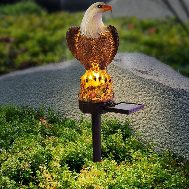 Outdoor LED Eagle Garden Lights Waterproof Animal Night Lights Path Lawn Light Courtyard LED Landscape Lamp for Garden Patio Lawn Aisle Decoration3