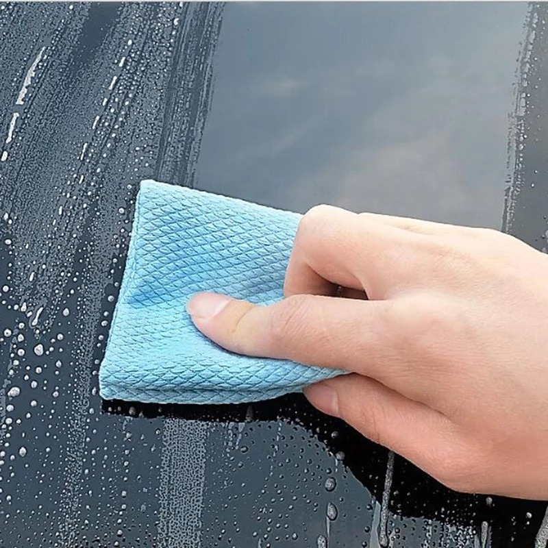 Kitchen Anti-Grease Wiping Rags Efficient Fish Scale Wipe Cloth Cleaning Cloth Home Washing Dish Cleaning Towel4
