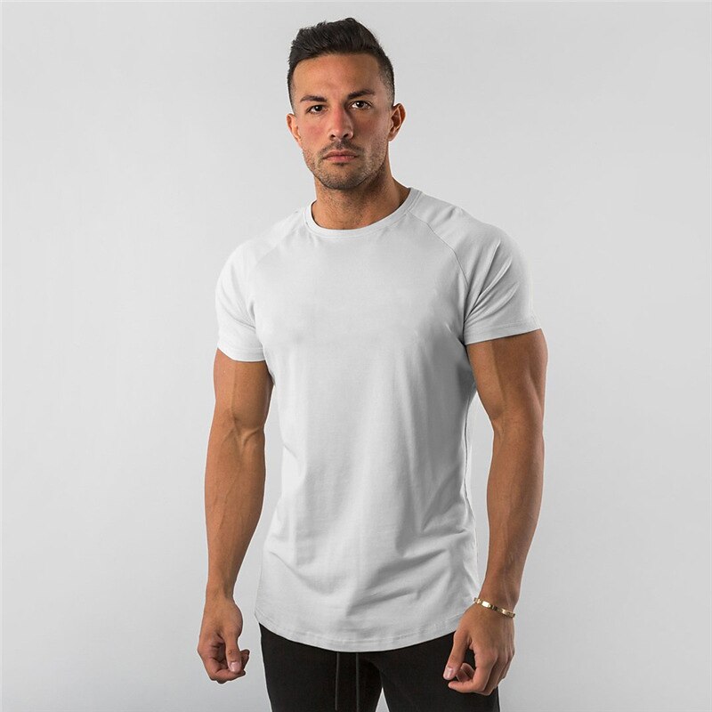 Men's T Shirt Short Sleeve Crew Neck Summer Plain Sports Fashion Lightweight Vacation Casual Holiday Black White Blue Top Tee for Men4