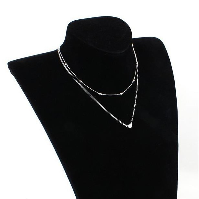Women's necklace Chic & Modern Fashion Street / Multilayer Layered Heart Choker Necklaces/ Dailywear / Spring / Summer / Fall / Winter3