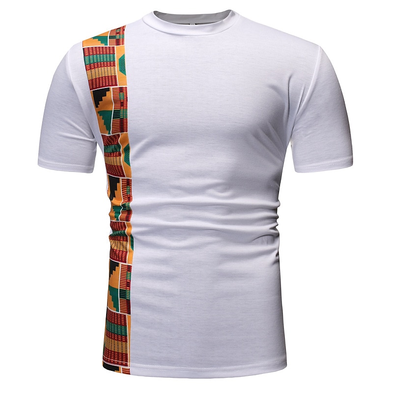 Couple's Men's Women's T-shirt Modern African Outfits African Print Dashiki Masquerade Adults T-shirt Party